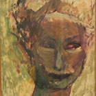 М.Аржанов Рита, картон, масло, 1963