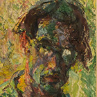 М.Аржанов Автопортрет, бумага, масло, 1959